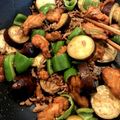 03karin's cooksnap of when they made 鶏肉と茄子などの夏野菜の味噌炒め☆簡単♥.