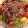 ちー☆☆'s cooksnap of when they made 新玉ねぎとマグロのカルパッチョ.