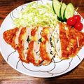 とちまる。's cooksnap of when they made チーズチキンかつ チーズ流れず裏技コツ有.