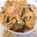 葎花♪'s cooksnap of when they made 安い豚肉でも柔らか【栄養満点豚キムチ】.