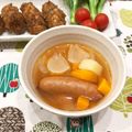 ☆ciao☆'s cooksnap of when they made 大豆と野菜たっぷり☆食べるスープ.