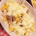 まきろんカフェ's cooksnap of when they made レンジでヘルシー♡ささみと舞茸のグラタン.