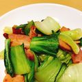 _mk's cooksnap of when they made 簡単!!チンゲン菜のベーコン炒め♬.