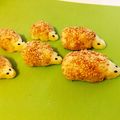 ニコニコはんぱんまん's cooksnap of when they made お弁当に＊はりねずみの親子＊.