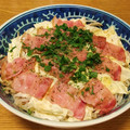 もたま's cooksnap of when they made 簡単キャベツともやしのレンジ蒸し.