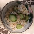 ようこ0327's cooksnap of when they made サッパリ！きゅうり、ガリ、ツナの混ぜご飯.