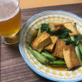 tomotomo24's cooksnap of when they made 1・2・3で出来る！小松菜と厚揚げの煮物.