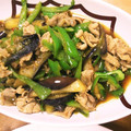 ゆけり３兄弟's cooksnap of when they made 豚肉とピーマンと茄子の中華風黒酢炒め.