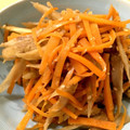 ここはな9999's cooksnap of when they made 【砂糖不使用・減塩】きんぴらごぼう.
