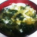 クックM96XDX☆'s cooksnap of when they made 残った卵白でふわふわ味噌汁♡.