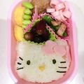 ちぃぽんぐ's cooksnap of when they made 簡単＊キティちゃん弁当(キャラ弁).