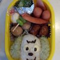 すぬーぴ's cooksnap of when they made キャラ弁♬わんわん＆うーたん.