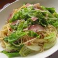 そらりんぽん's cooksnap of when they made キャベツの簡単ペペロンチーノ.