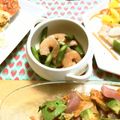 komutatata's cooksnap of when they made エビとアスパラのわさびあえ♪.