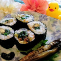 ももちゃんのれしぴ's cooksnap of when they made ほうれん草とくぎ煮の海苔巻き.