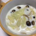 うーや♪'s cooksnap of when they made シメジとマカロニのミルクスープ:-).