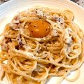 ステラ☆'s cooksnap of when they made 生クリームなし☆カルボナーラ.
