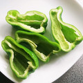 crystaI's cooksnap of when they made 無駄のないピーマンの下処理方法.