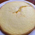 ばなちゃん666's cooksnap of when they made 炊飯器で簡単♪ほわほわスフレケーキ.