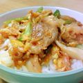 doiko's cooksnap of when they made 甘党さんの☆豚キム丼.