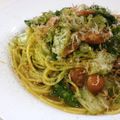 なないく's cooksnap of when they made ✿魚肉ソーセージと❀白菜の✿パスタ.