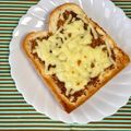 ふたごゆき's cooksnap of when they made ❁ウスターソースと粒マスタードトースト❁.