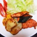 おしゃわさん's cooksnap of when they made 簡単★鮭とじゃが芋のバター醤油ソテー.