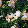 かなた！'s cooksnap of when they made ベビーホタテとほうれん草のガーリック炒め.