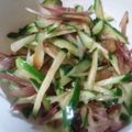 ふぁんたにゃん's cooksnap of when they made 簡単！ピリ辛☆胡瓜と茗荷のサッパリサラダ.