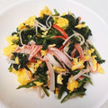 ゆりさんの気ままに's cooksnap of when they made ほうれん草とｶﾆｶﾏの中華和え.