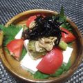 ジョングレ's cooksnap of when they made 冷奴！？茄子トマトのツナポン酢サラダ.
