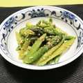 ☆あいちゃん's cooksnap of when they made アスパラガスと絹さやのゴマ和え　簡単弁当.