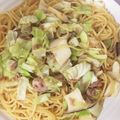 ka731's cooksnap of when they made 春キャベツとエリンギのツナパスタ.