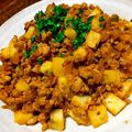 ちゃちゃまる26's cooksnap of when they made たたき山芋とひき肉のチリ炒め.