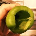 ﾎﾟﾛﾘん's cooksnap of when they made ピーマンのへたをきれいに取る方法☆.
