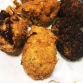 クックGMLE12☆'s cooksnap of when they made 簡単！新じゃかいもと新玉ねぎのコロッケ♡.
