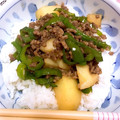 クックM67KM5☆'s cooksnap of when they made ✾新じゃがとピーマンの豚そぼろ炒め✾.