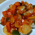 ナーちゃん's cooksnap of when they made 酢豚風冷凍しゅうまいの甘酢あん.