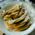 ☆かつもも☆'s cooksnap of when they made 豚肉とかぼちゃの重ね蒸し.