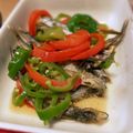 Sac’HiNa's cooksnap of when they made ししゃもと香味野菜の南蛮漬け風マリネ.