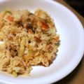 Sac’HiNa's cooksnap of when they made 簡単！鮭とキャベツのチャーハン.