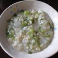 arihana's cooksnap of when they made マクロビ：玄米七草がゆ.