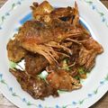 TamTam！'s cooksnap of when they made 甘えび頭でエビ煎餅風～♪.