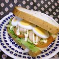龍青空ママ's cooksnap of when they made 海老とアボカドのトルタサンド.