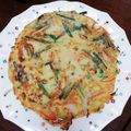ニッコリ笑顔's cooksnap of when they made 混ぜて焼くだけ！簡単節約チヂミ♫.