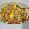 クック701VF6☆'s cooksnap of when they made 簡単！あっさりレタス炒飯★.