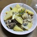 ビキナーもんちゃん's cooksnap of when they made 鯖缶でじゃがいもとニラの味噌煮.