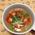 ぽぽきゅ's cooksnap of when they made お湯を注ぐだけ♪トマトのコンソメスープ.