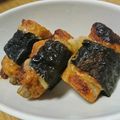 ゆちと・ω・'s cooksnap of when they made 熱々をぜひ♪ごぼう天の海苔チーズ腹巻き.