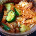 yanagamo's cooksnap of when they made 簡単！市販キムチの残りでキムチきゅうり！.